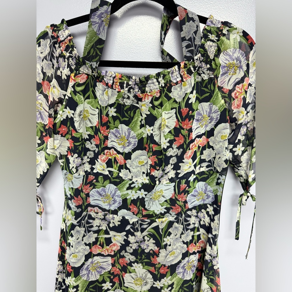 NWT Sam Edelman Floral Off-Shoulder w/removable straps Dress 10 - Picture 5 of 15